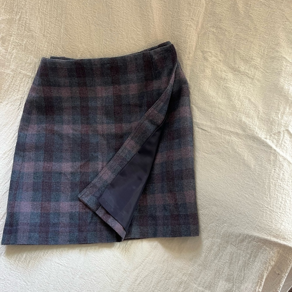 Wool Midi Skirt